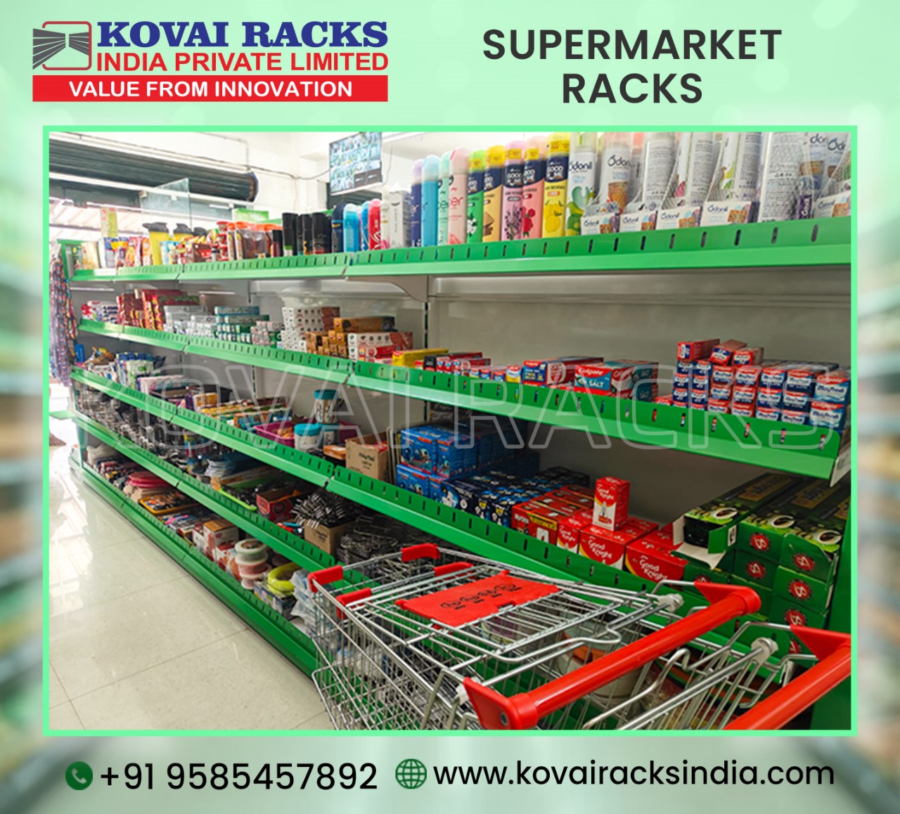 Supermarket Gondola Rack